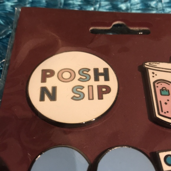 Poshmark Business Puns Set (4) Enamel Pins Your PoshFixing PFF Lo… - Picture 7 of 7